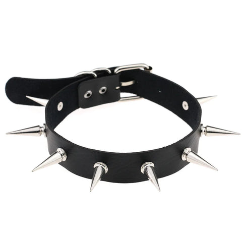 Goth Blackout Ritual Choker Necklace