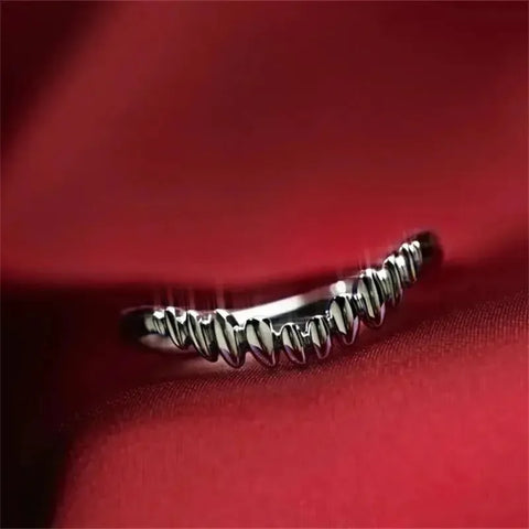 Goth Vampire Fang Ring