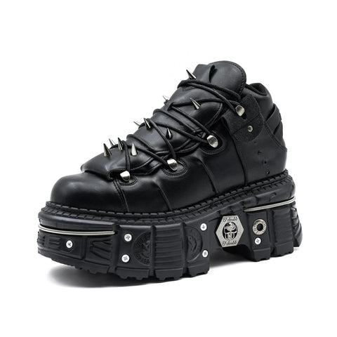 Cyber Goth Reactor Platform Boot