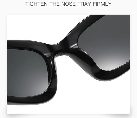 Cyber Goth Electric Blue Spike Wrap Sunglasses