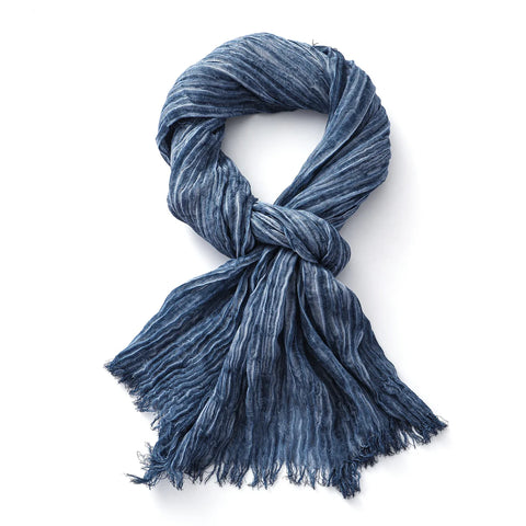 Goth Ashen Wraith Crinkle Scarf