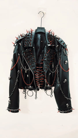 Goth Blood Spike Armor Jacket