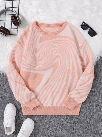 Nu Goth Vortex Hypnotic Knit Sweater