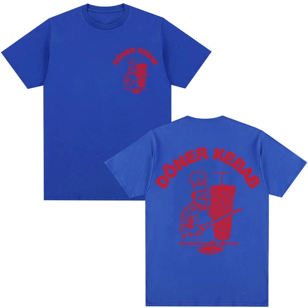 Gothic T-shirt with doner kebab graphic