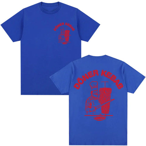 Gothic T-shirt with doner kebab graphic