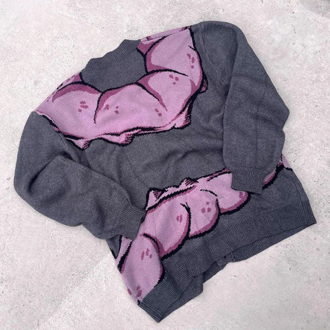 Pastel Goth Mutant Familiar Knit Cardigan