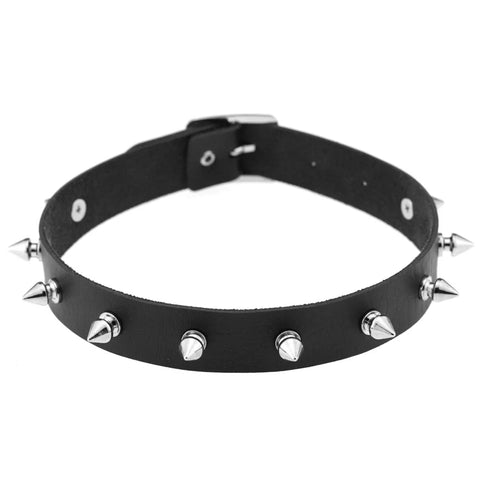 Goth Blackout Ritual Choker Necklace
