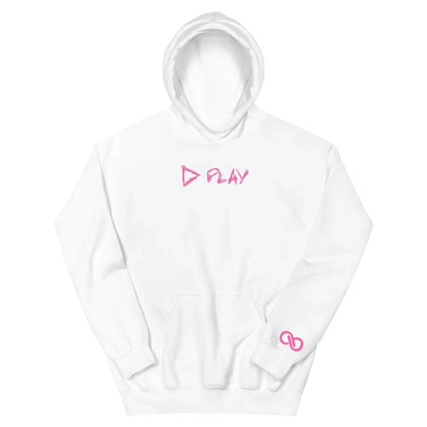 Nu Goth ▷ Play Graphic Hoodie in Black & Pink