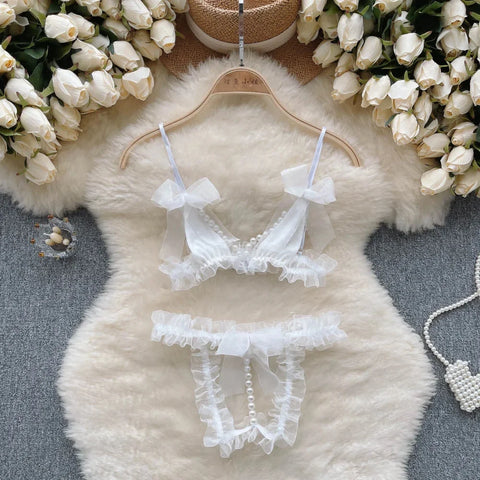 Goth Bound in Contrast Rope Bodysuit
