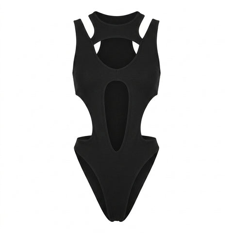 Goth Void Hollow Cutout Suit
