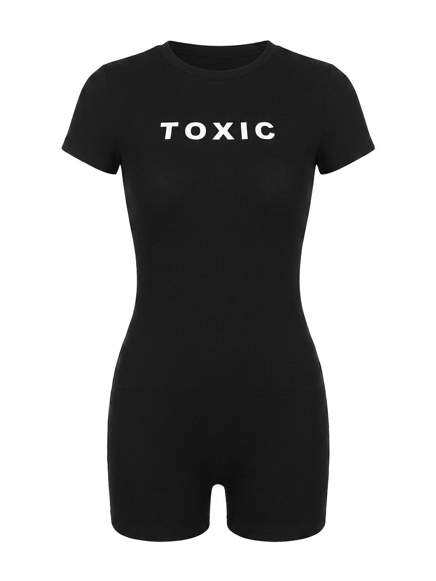 Mall Goth Toxic Bodysuit Suit