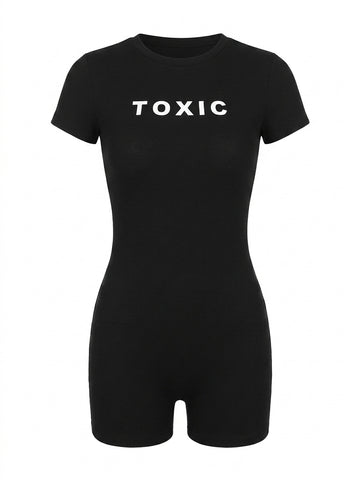 Mall Goth Toxic Bodysuit Suit