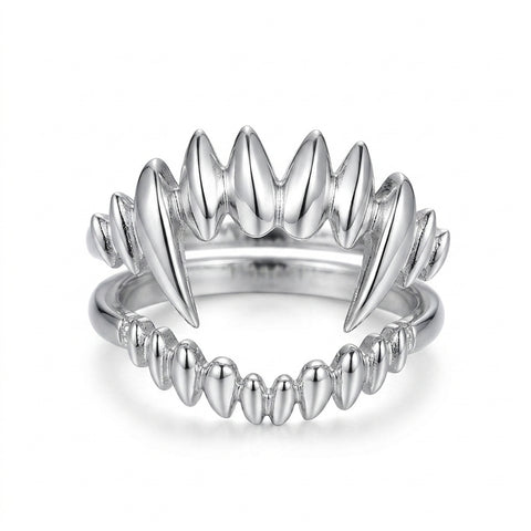 Goth Vampire Fang Ring