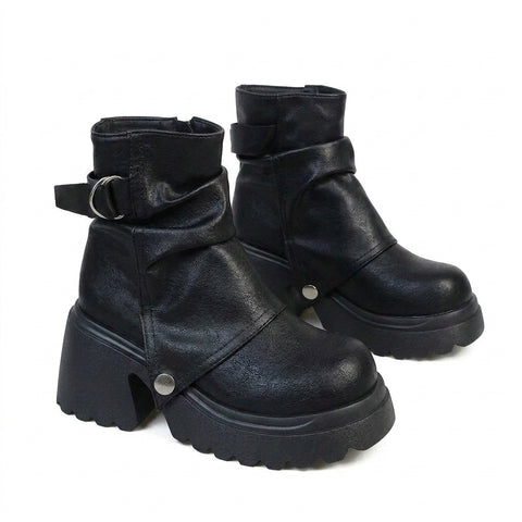 Goth Concrete Requiem Boot