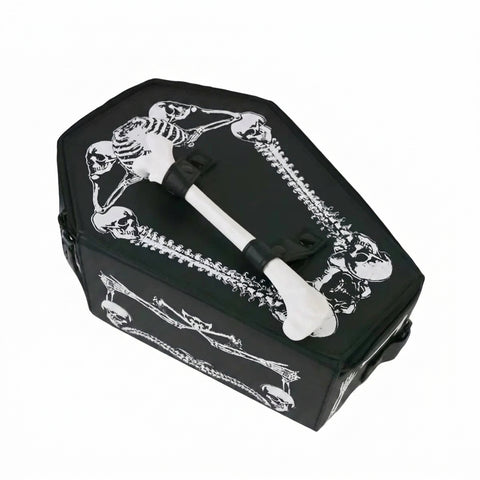 Goth Skeleton Coffin Crossbody Bag — Bone Collector