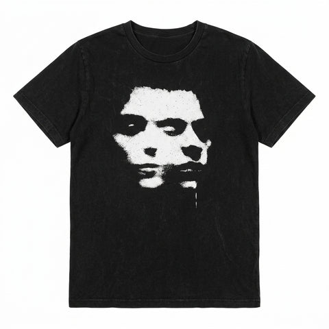 Mall Goth Bleached Face Graphic T-Shirt