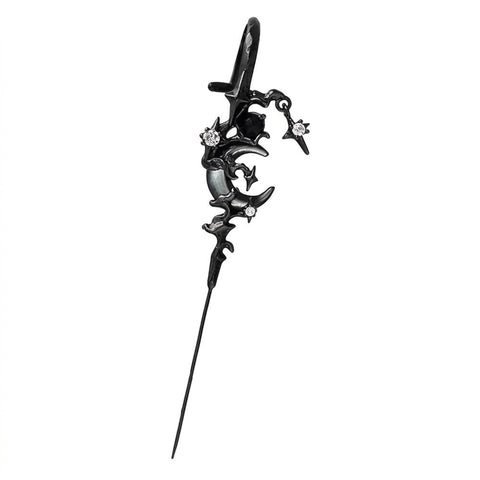 Goth Celestial Blade Ear Cuff Set
