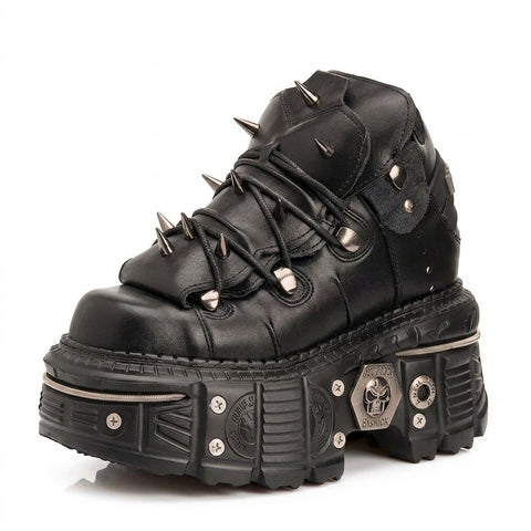 Cyber Goth Reactor Platform Boot