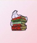 GHOSTBUSTERS BOOKS ENAMELED PIN