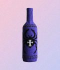 SPIDER EMBROIDERY SWEATER BOTTLE CASE